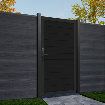 Mondaria 6ft x 4ft Digital Keypad Lock Privacy Gate – Secure, Modern Outdoor Entry Solution