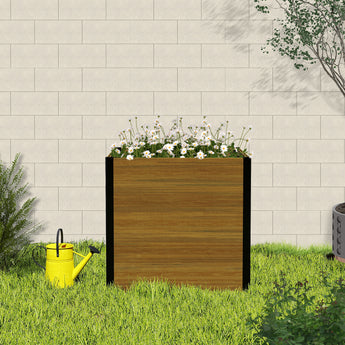 Modern 31.5'' Large Outdoor Garden Planter Box/Bed –(No bottom panel)