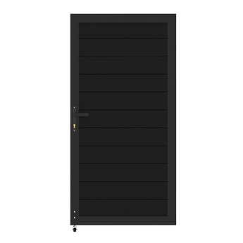 Mondaria 6ft H × 3ft W Aluminum Single Swing Gate – Lightweight & Durable