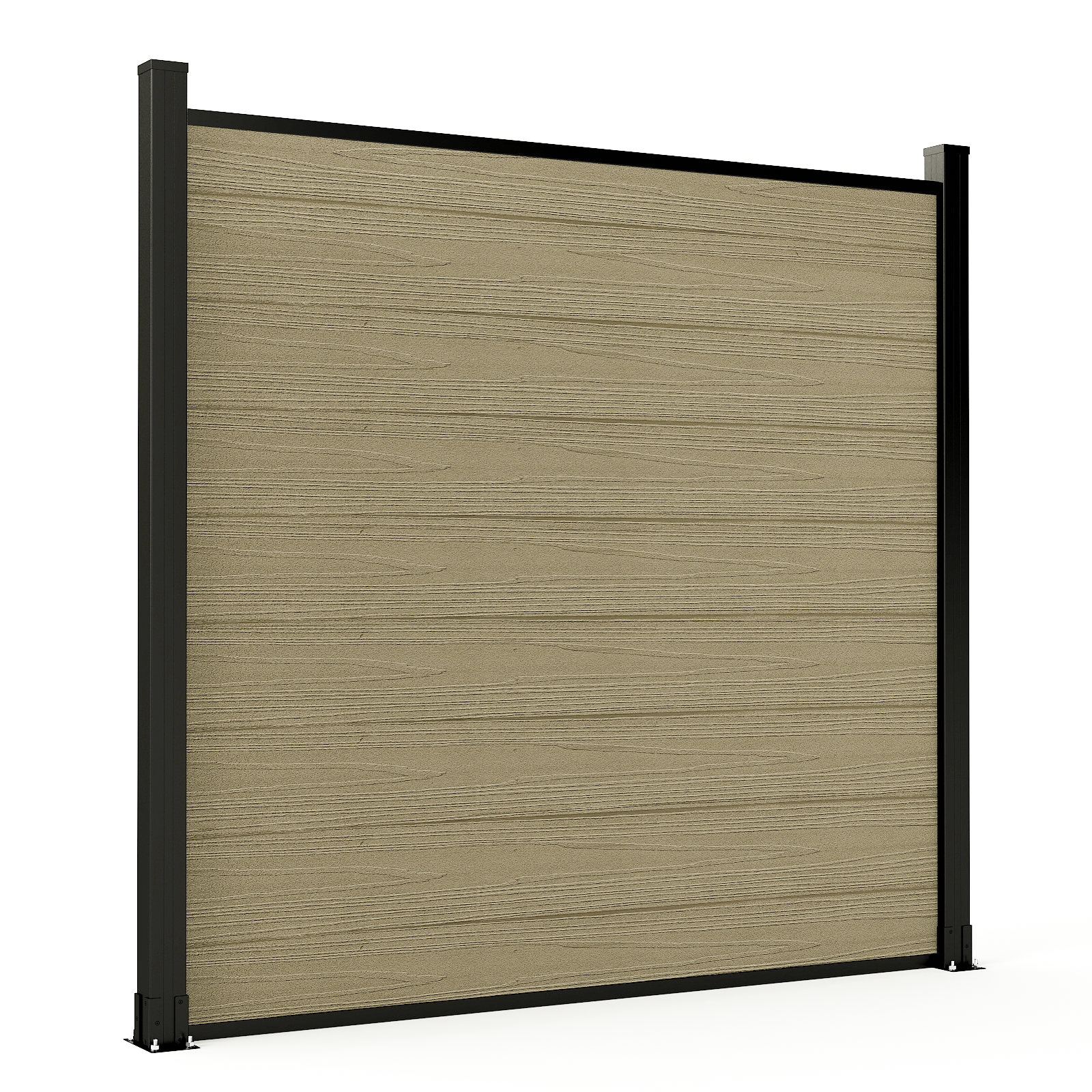 Mondaria 6ft antique wood composite fence panel for modern privacy