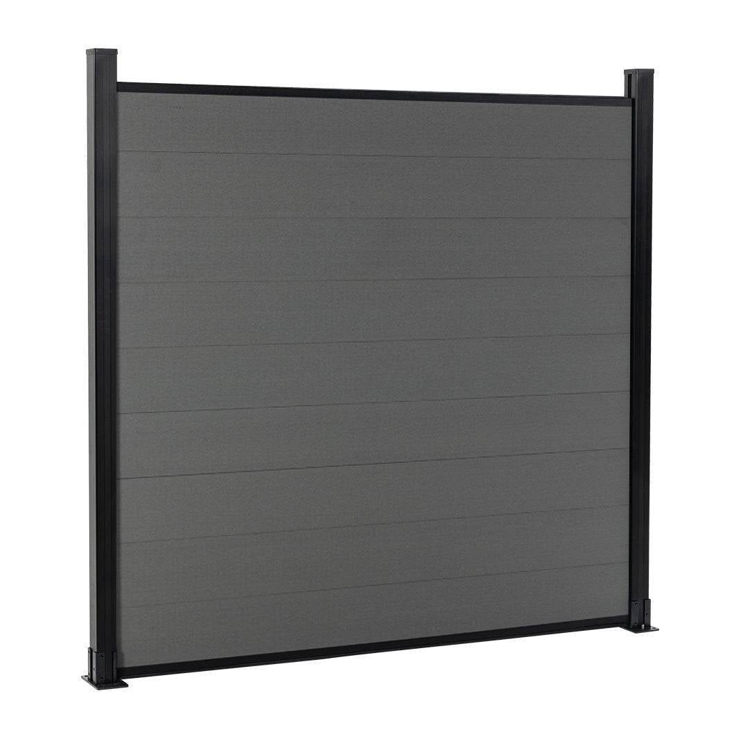 DIY 6 ft. H x 6 ft. W x 0.8 in horizontal privacy composite fence panel for outdoor AM10155