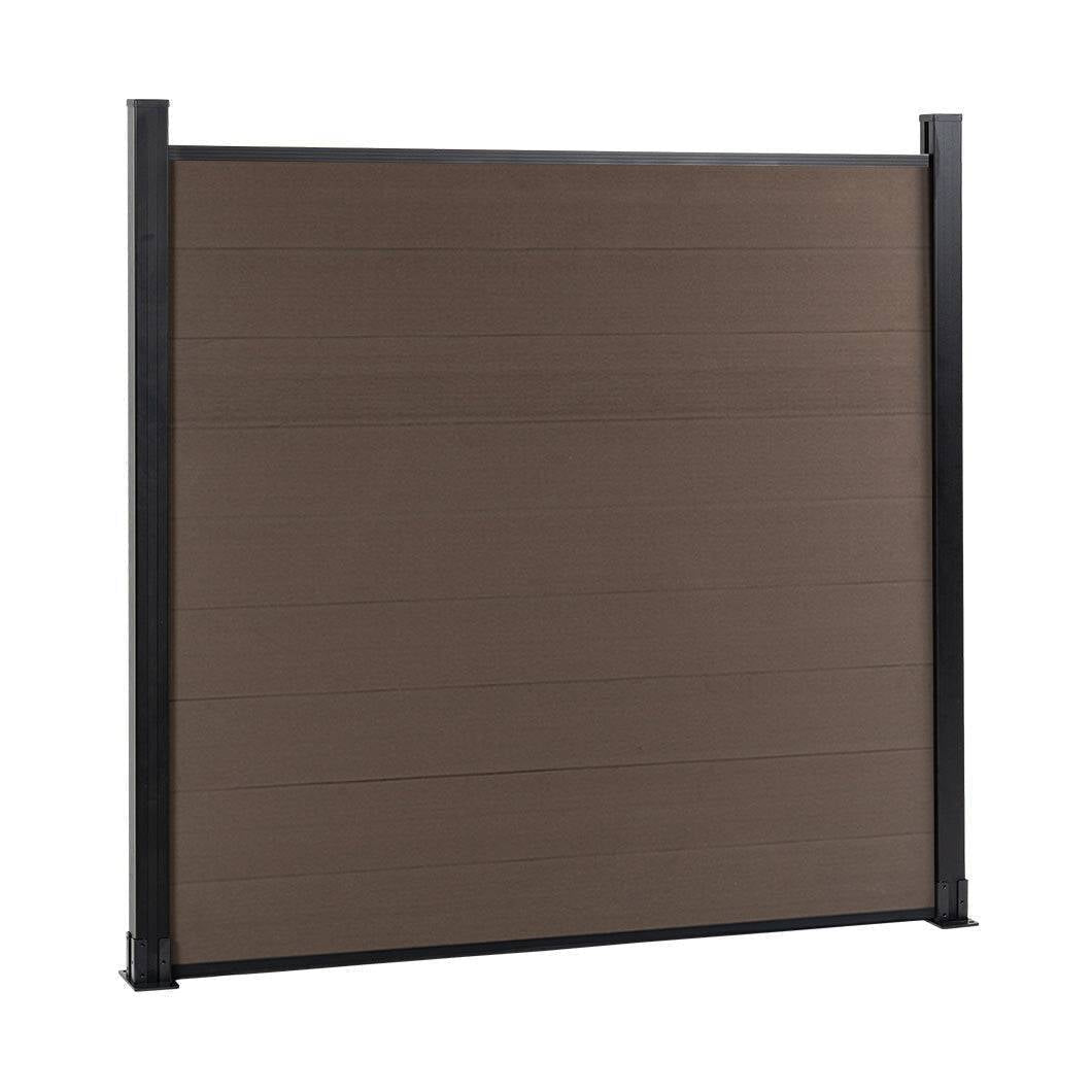DIY 6 ft. H x 6 ft. W x 0.8 in horizontal privacy composite fence panel for outdoor AM1014