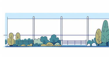 Composite fence and gate in tranquil garden fence solutions, minimalist landscape.