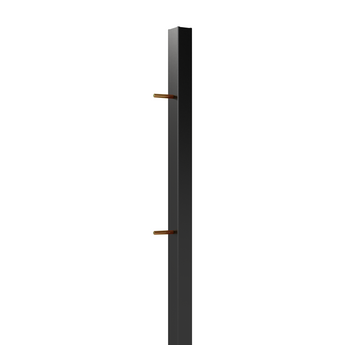 6.2 Ft H Aluminum Wall-Mount Gate Post Set for Single Fence Gates
