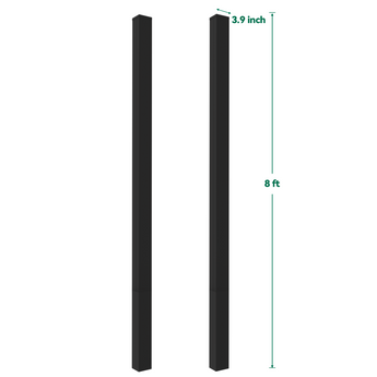 Mondaria 8ft Inground Gate Post for Single Composite Fence Gates(For 2 posts)