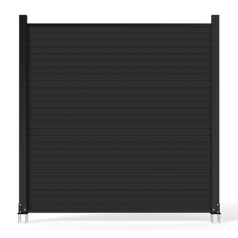 New style Mondaria Garden Composite Privacy Fence, Brushed Finish (With 6ft ground post)