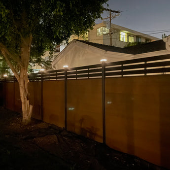 Solar Post Cap Lights Outdoor 1 Color Modes for 2.75*2.75in Mondaria Posts Fence （1/4/12)
