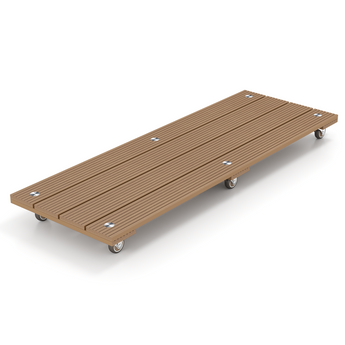 Mondaria Design Yourself 13.8" x 31.5"  Rectangle Wooden composite Plant Caddy