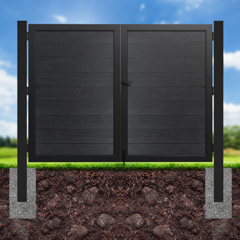 Mondaria 8ft gate post for double or single swing gate