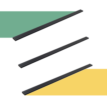 Mondaria 3-piece composite fence boards with top narrow trim for privacy fencing
