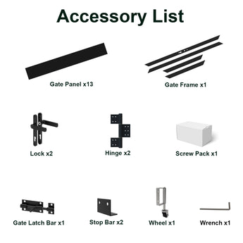 Mondaria 6ft H x 3ft W Aluminum Semi-Privacy Single Swing Gate – Modern, Durable & Stylish